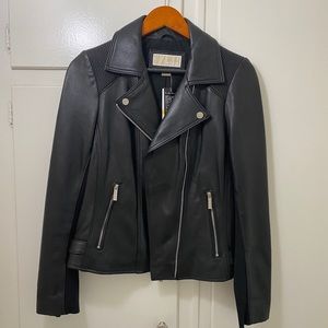 Michael Kors leather jacket SIZE M NEW